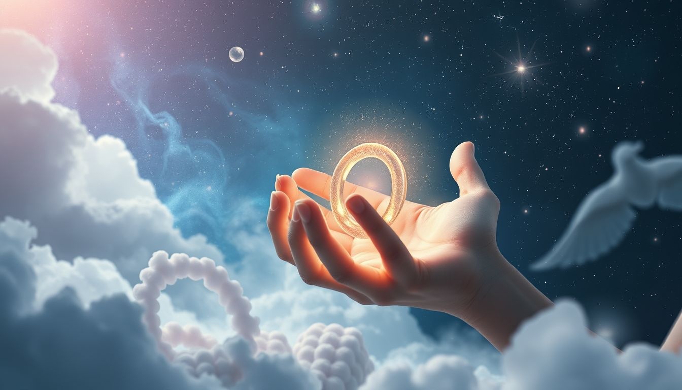 La poignée de cercueil symbolise la fin et l'acceptation du deuil.