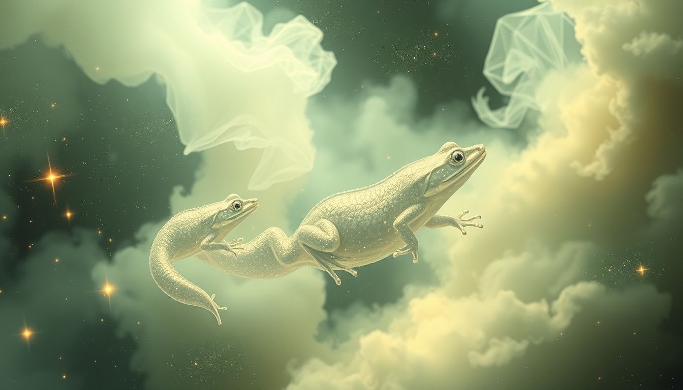 Rêver d'amphibiens morts symbolise la fin d'un cycle vital.