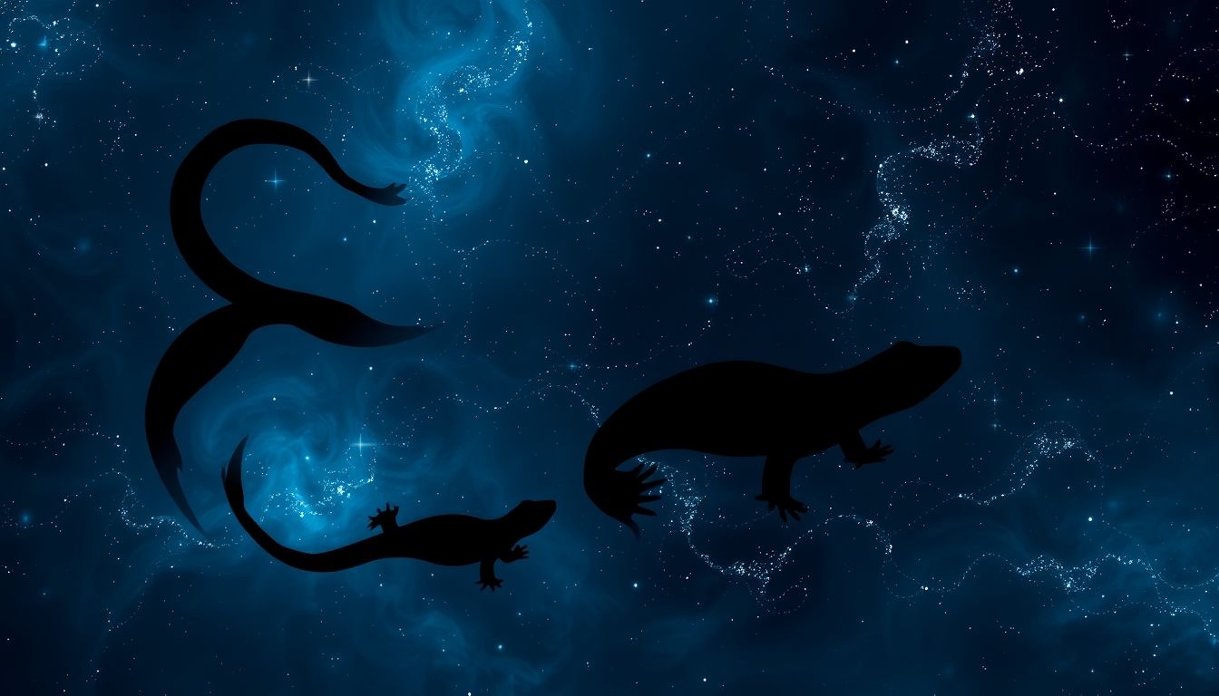 Rêver d’amphibiens noirs symbolise transformation profonde et mystères cachés.