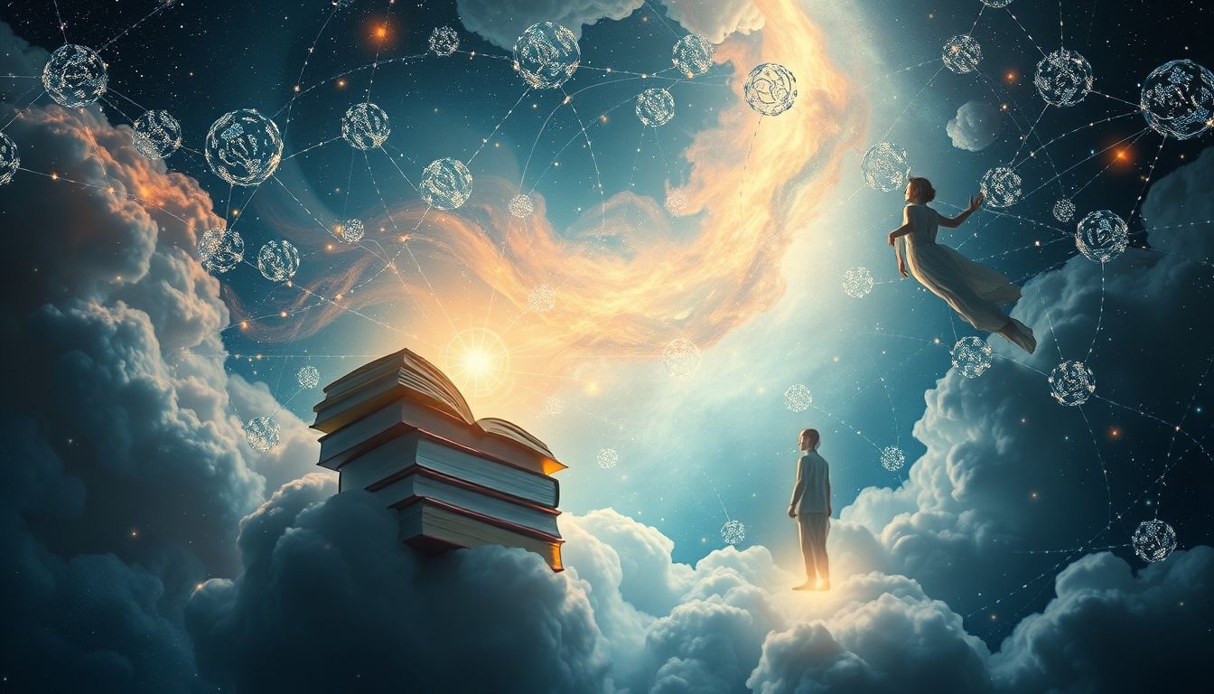 Rêver bibliothécaire symbolise quête de savoir et maîtrise d'information.