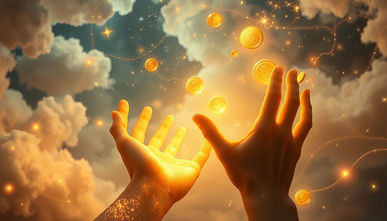 Rêver d'obtenir de l'argent symbolise souvent un désir de réussite.