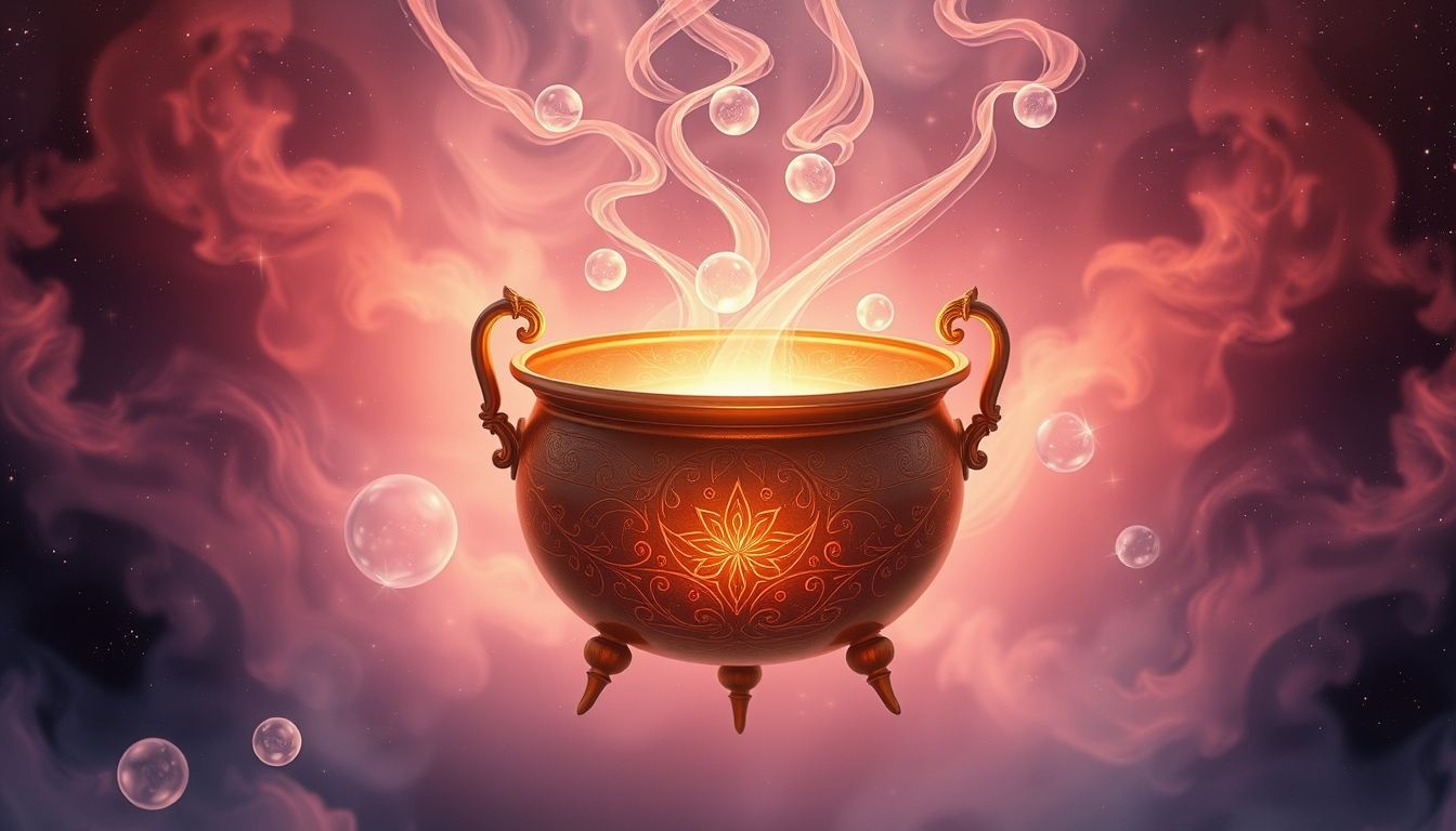 Rêver d’un chaudron en cuivre symbolise guérison et harmonie intérieure.