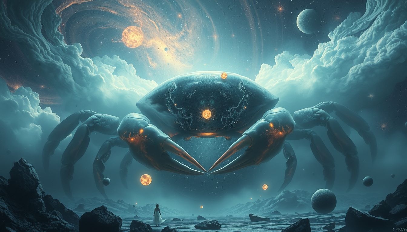 Rêver d’un crabe géant symbolise des défis accablants et impuissance.