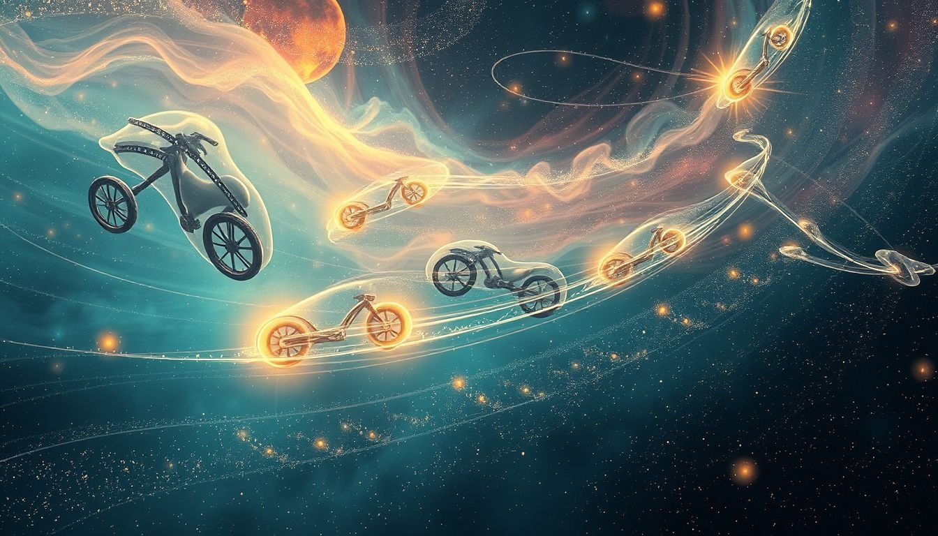 Rêver d’une course à deux-roues symbolise ambition et rivalité intense.