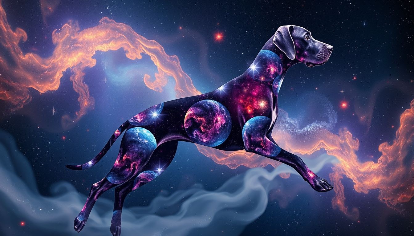 Rêver d’un Dogue Arlequin symbolise force et dualité intérieure.