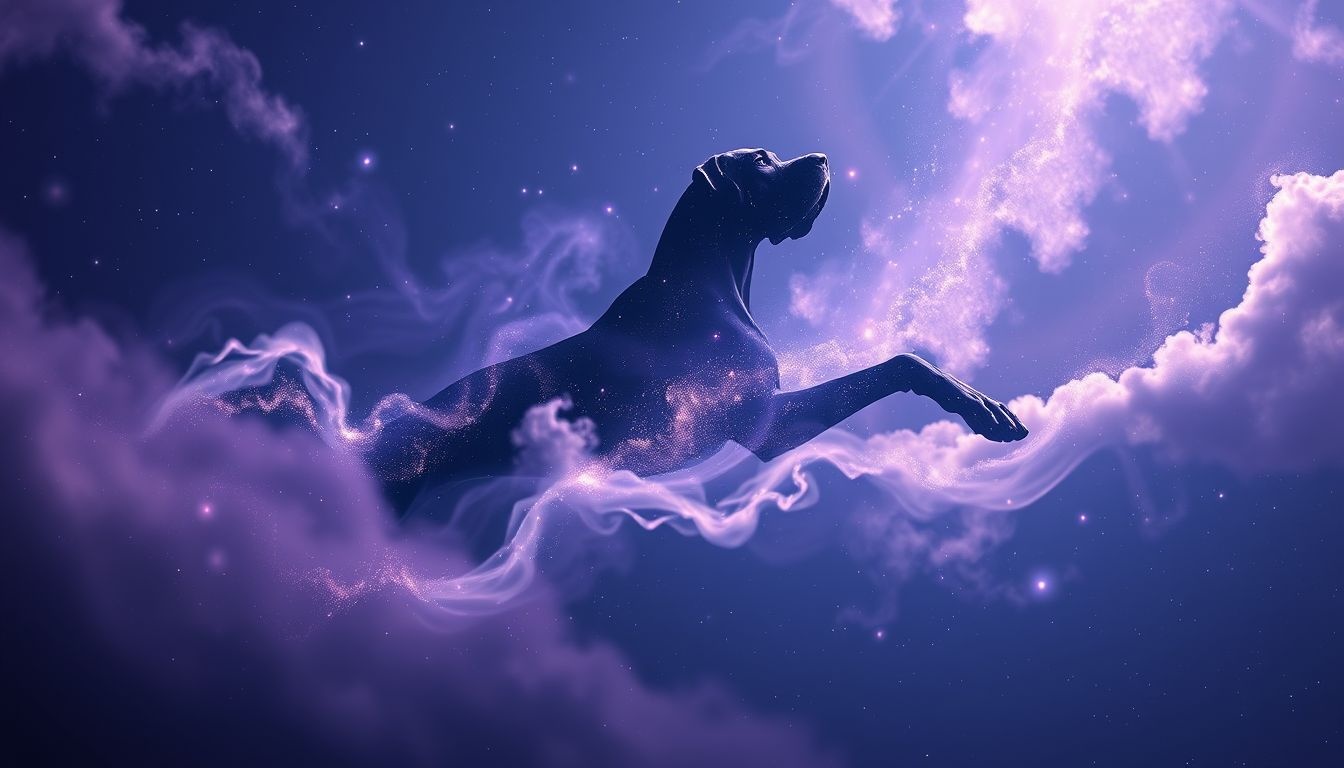 Rêver d'un dogue allemand géant symbolise force et protection intense.