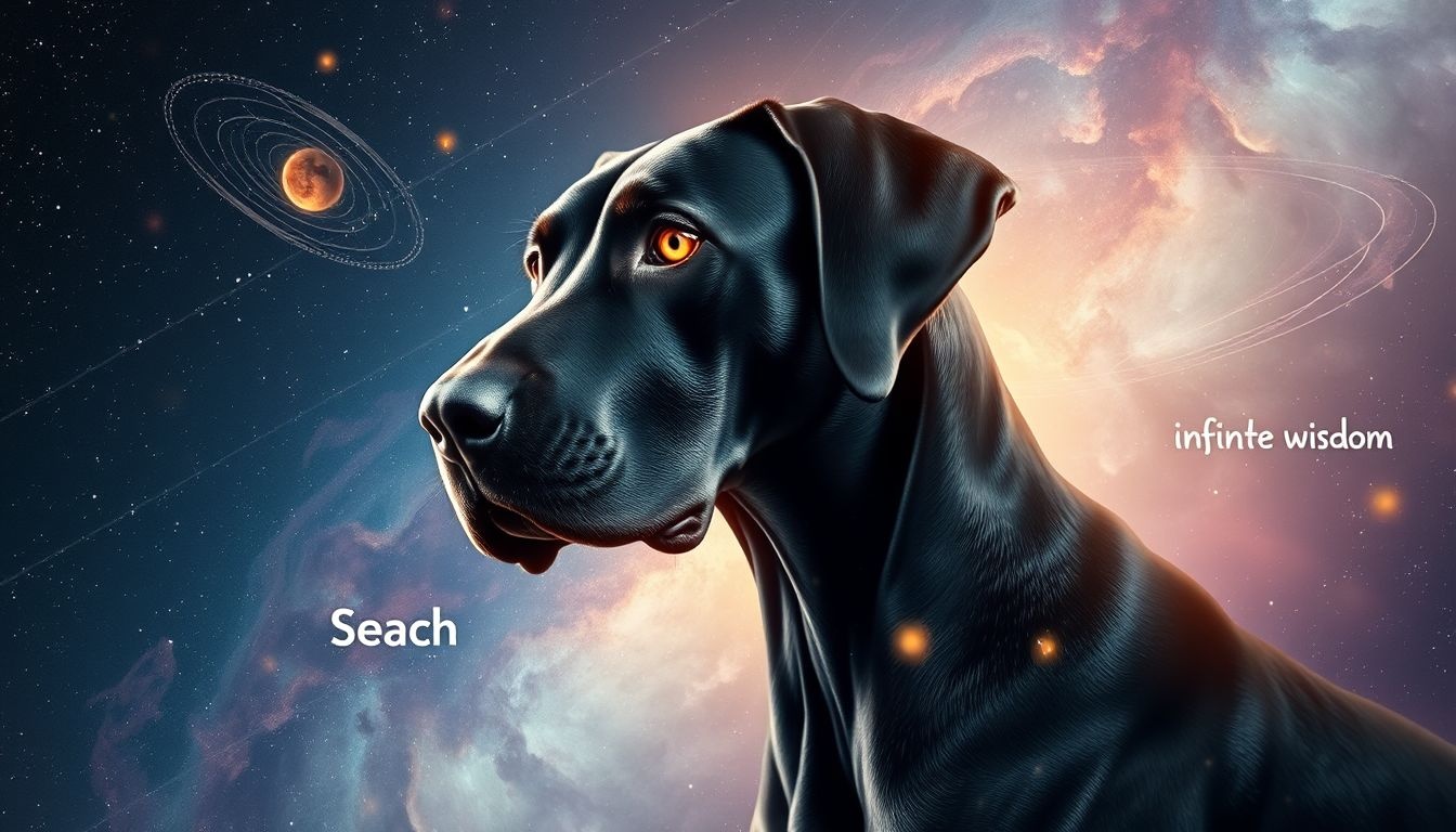 Rêver d’un dogue allemand qui parle symbolise un message important intérieur.