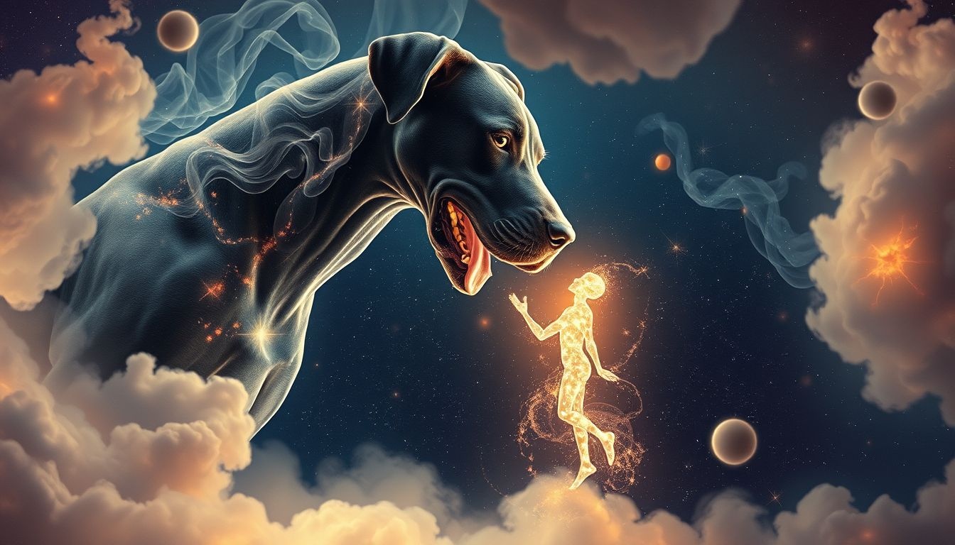 Rêver d'un Dogue Allemand mordant symbolise une trahison imminente.