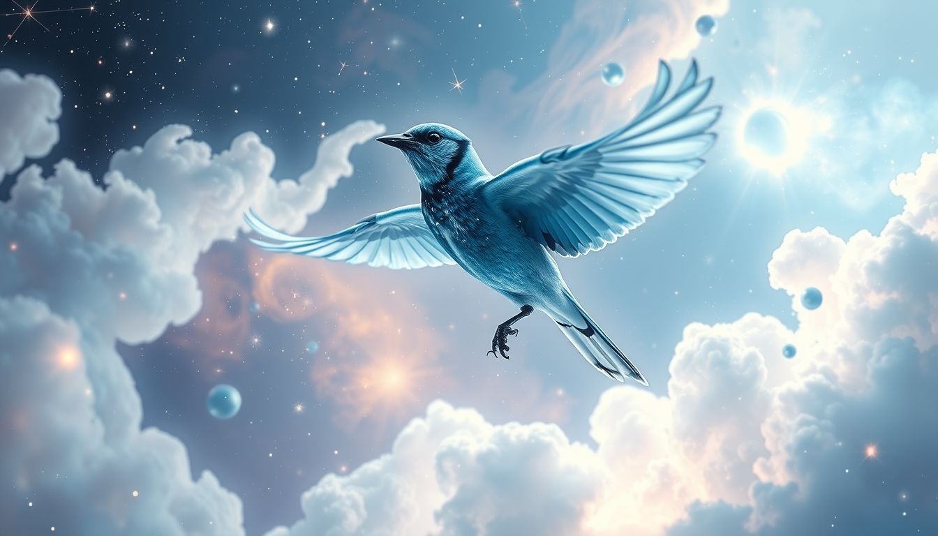 Rêver d’un geai volant symbolise la quête de liberté ambitieuse.