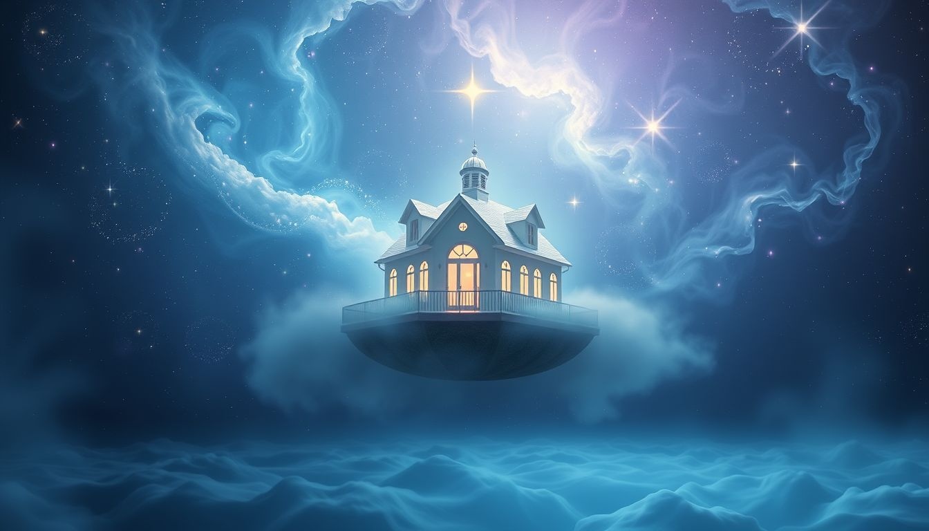 Rêver d’hospice flottant symbolise détachement spirituel et élévation intérieure.