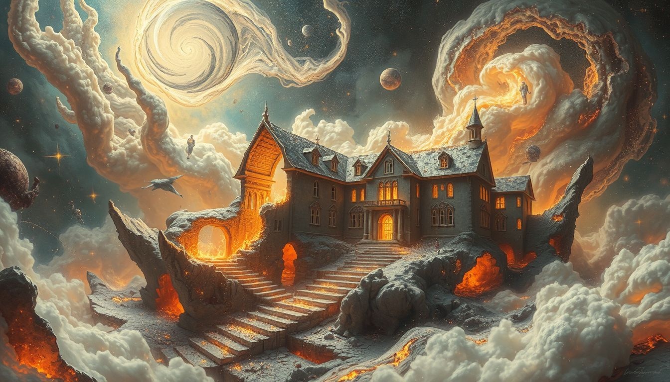 Rêver d’incendie au collège symbolise renouveau après destruction passée.