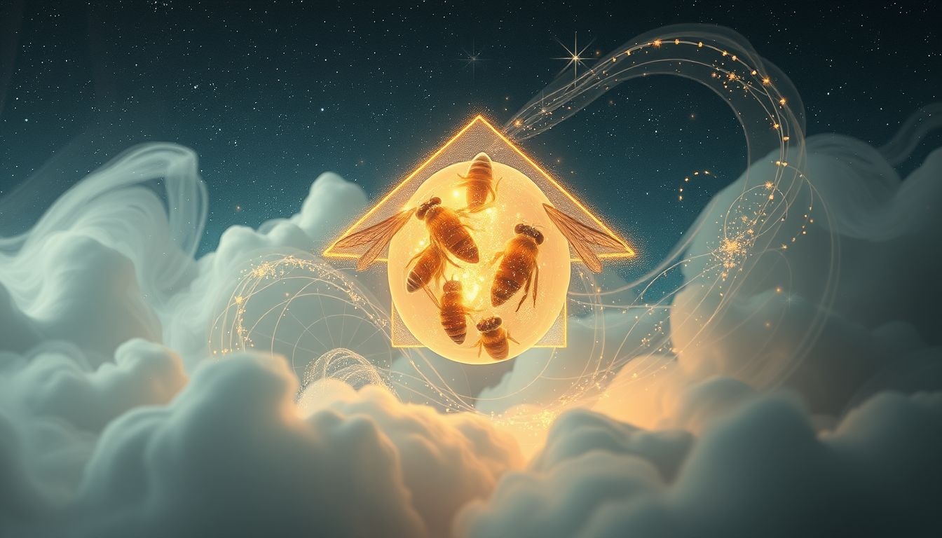 Rêver d’un nid de guêpes révèle souvent des tensions familiales cachées.