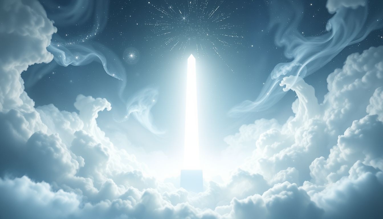 Rêver d’un obélisque blanc symbolise un renouveau spirituel profond.
