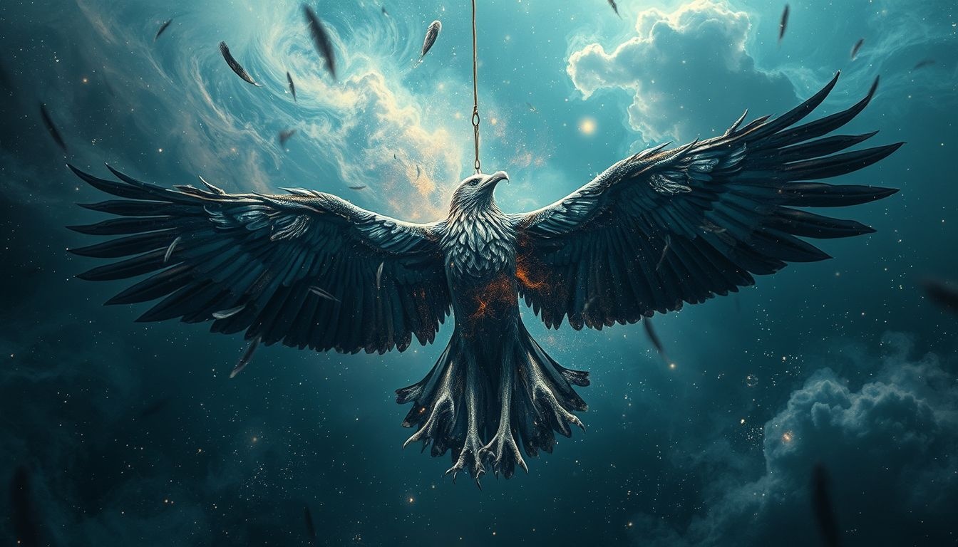 Rêver d’un oiseau-tonnerre blessé symbolise perte de pouvoir intérieure.