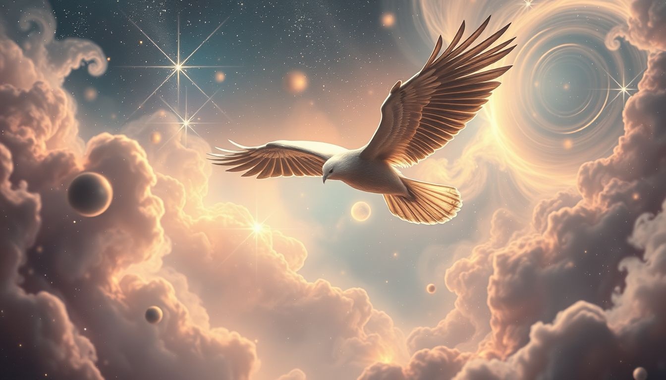 Rêver d'oiseau-tonnerre silencieux symbolise patience et puissance intérieure.