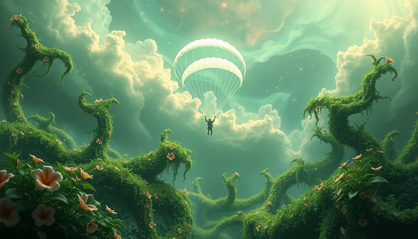 Rêver d’un parachutiste symbolise de nouvelles opportunités imminentes.