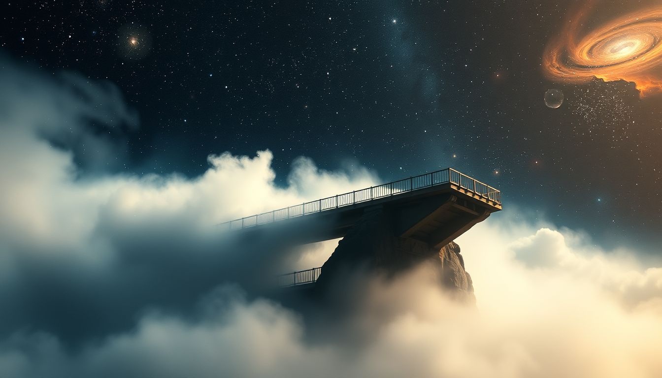 Rêver d'un pont sombre reflète souvent une incertitude intérieure profonde.