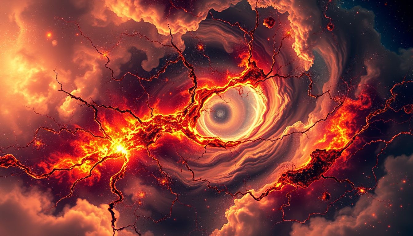 Rêver de tremblement et incendie symbolise colère et chaos intérieur.