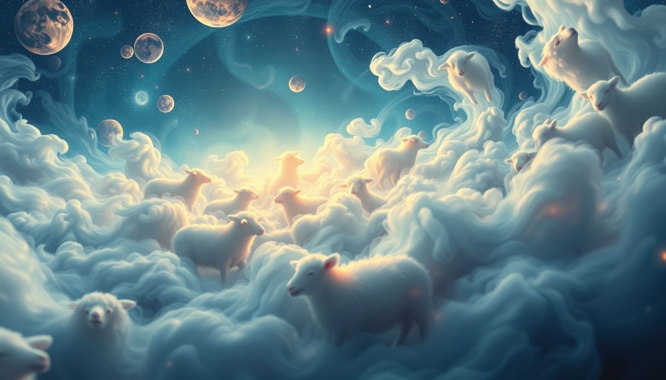 Rêver de moutons bêlant symbolise souvent la pression sociale et l'instabilité.