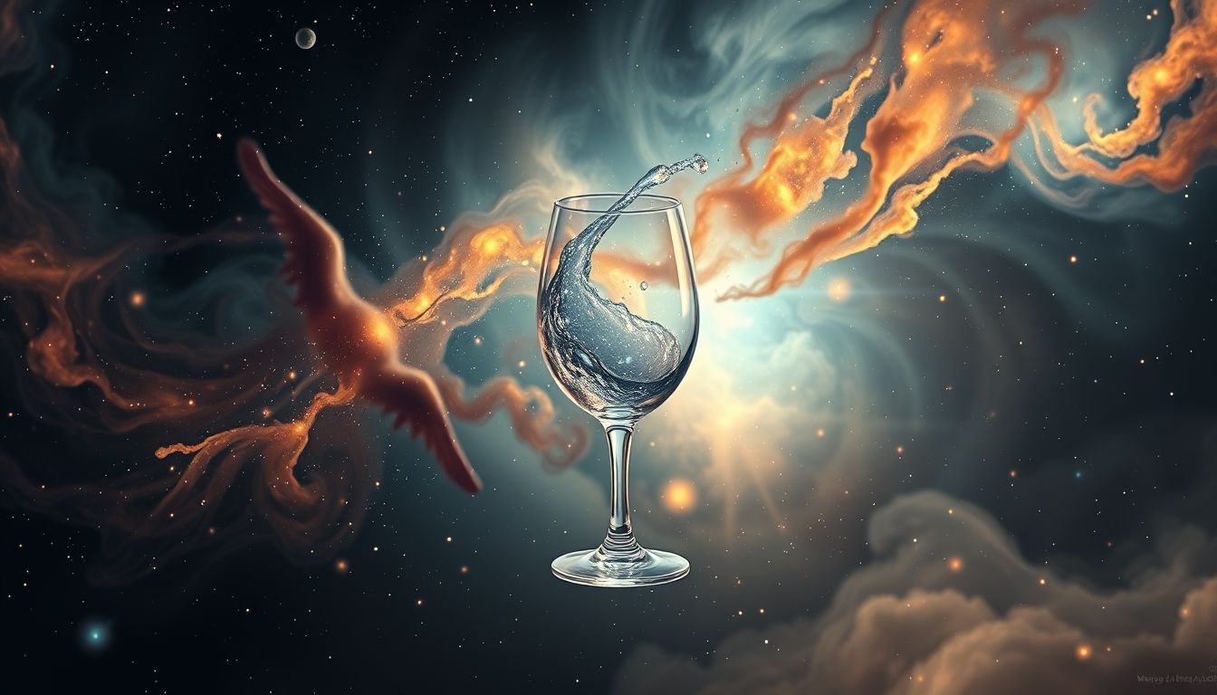 Rêver d’un verre à vin brisé révèle souvent un choc inattendu.