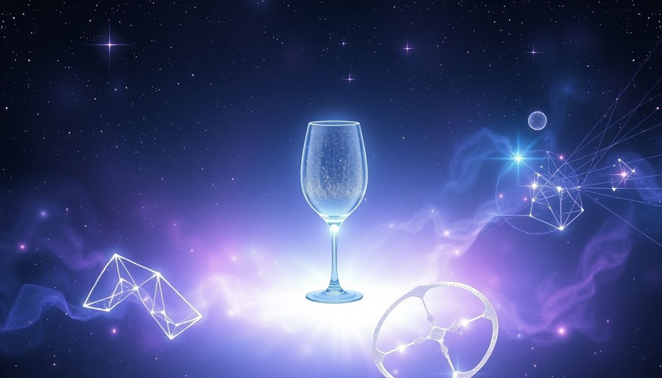 Rêver d'un verre à vin moderne symbolise style et innovation personnelle.