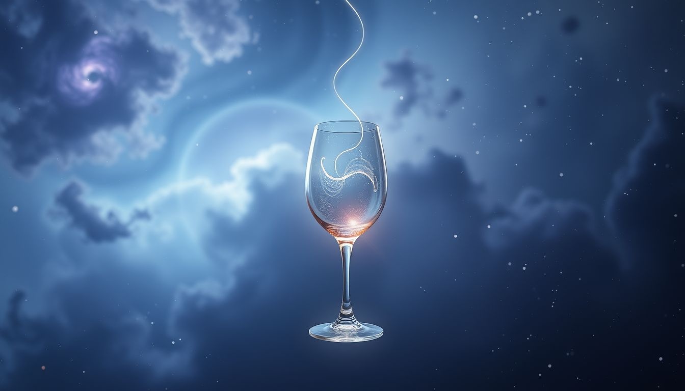 Rêver d’un verre à vin vide symbolise souvent un profond sentiment de solitude.