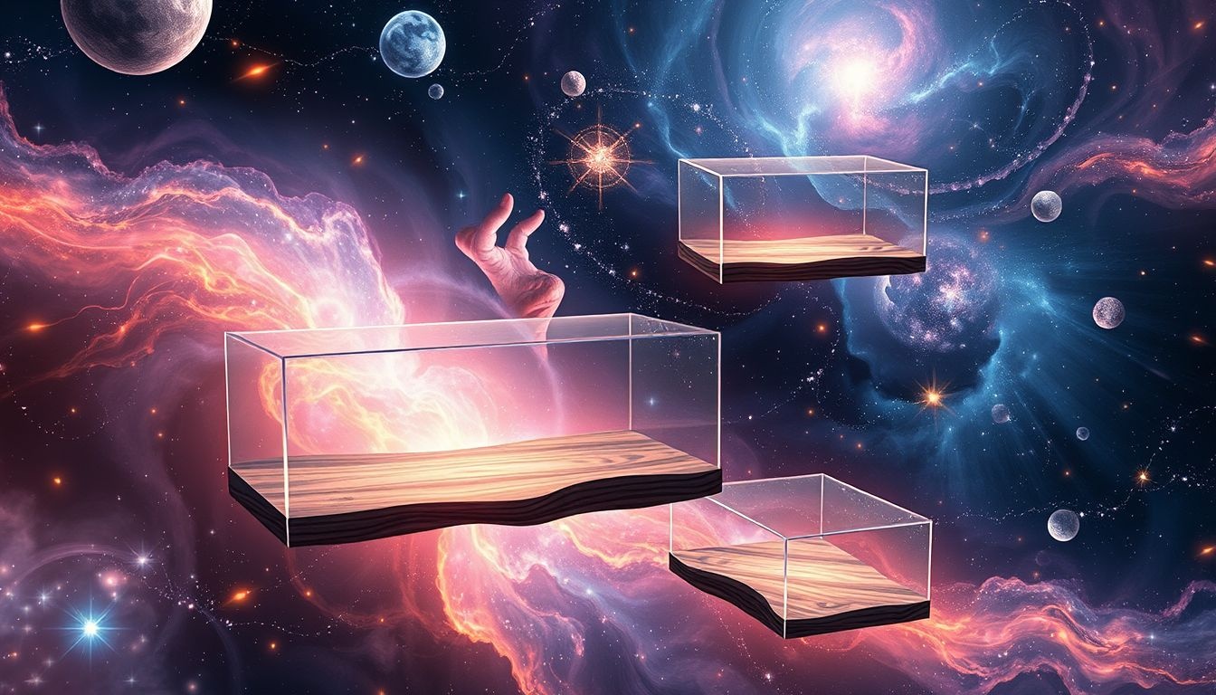 Rêver d’une étagère en verre symbolise fragilité et transparence émotionnelle.