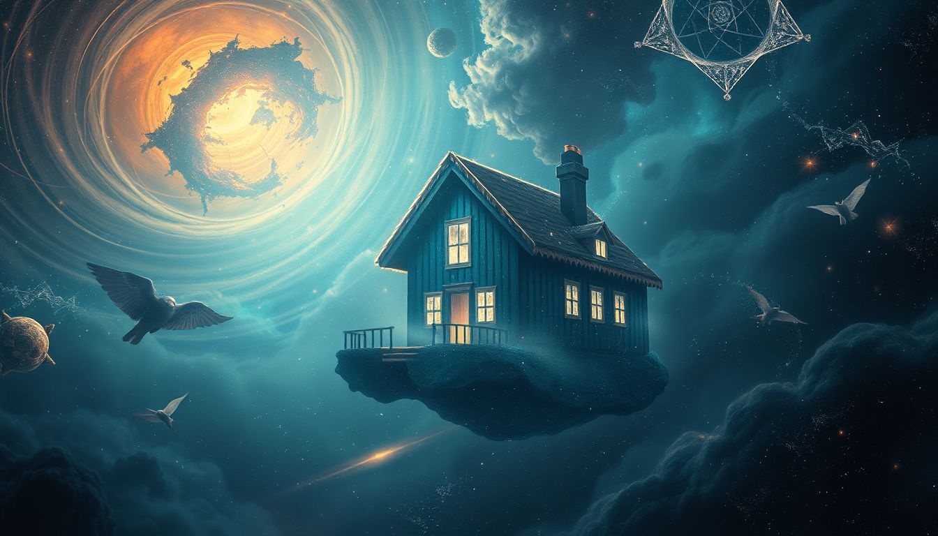 Rêver d'une maison de jeu cachée révèle des désirs inconscients refoulés.