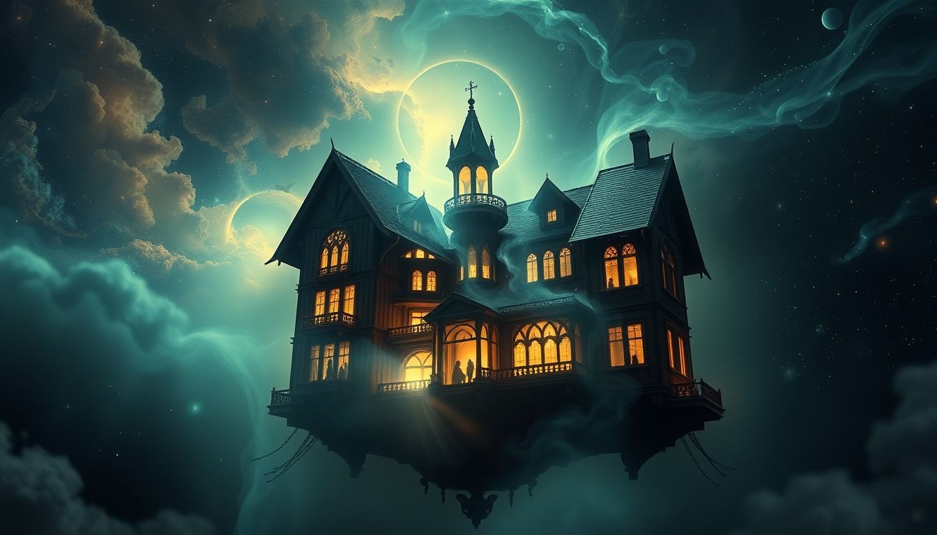 Rêver d'une maison de jeu hantée révèle peurs et secrets cachés.