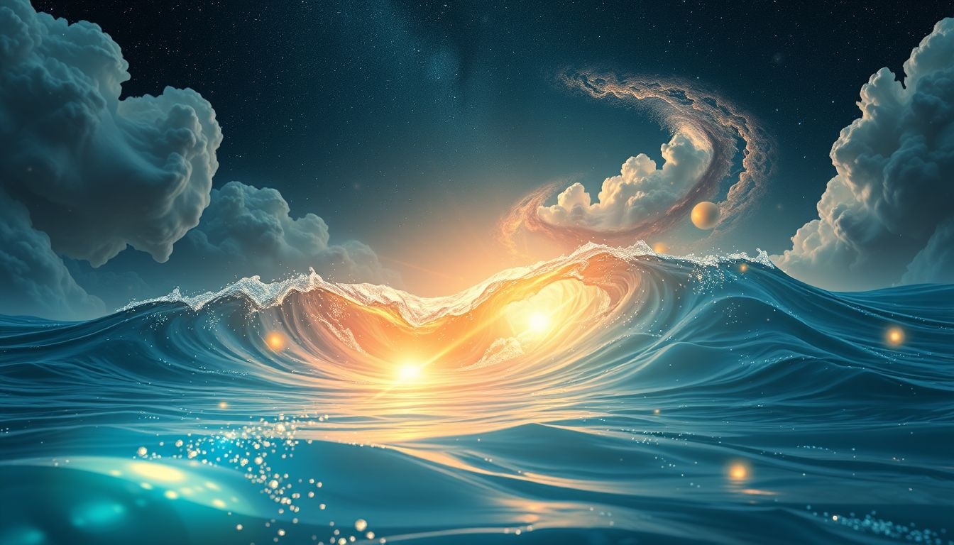 Rêver d'une marée haute révèle des trésors cachés intérieurs.