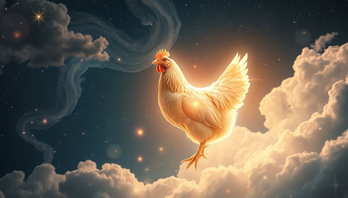 Rêver d'une poule couveuse s'envolant symbolise un nouveau départ.