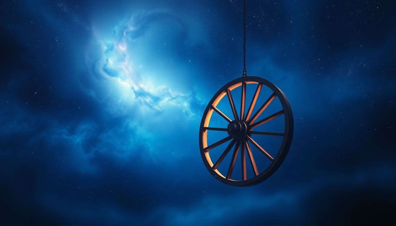 Rêver d'une roue tournant lentement symbolise obstacles et stagnation.