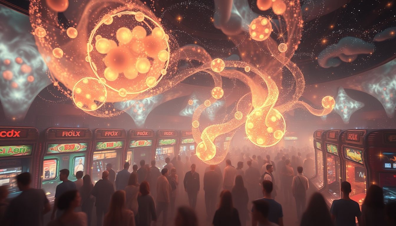 Rêver d'une salle d'arcade bondée reflète un désir de lien social.