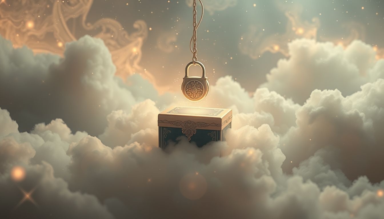 Rêver d'une serrure sur une boîte révèle des secrets enfouis.