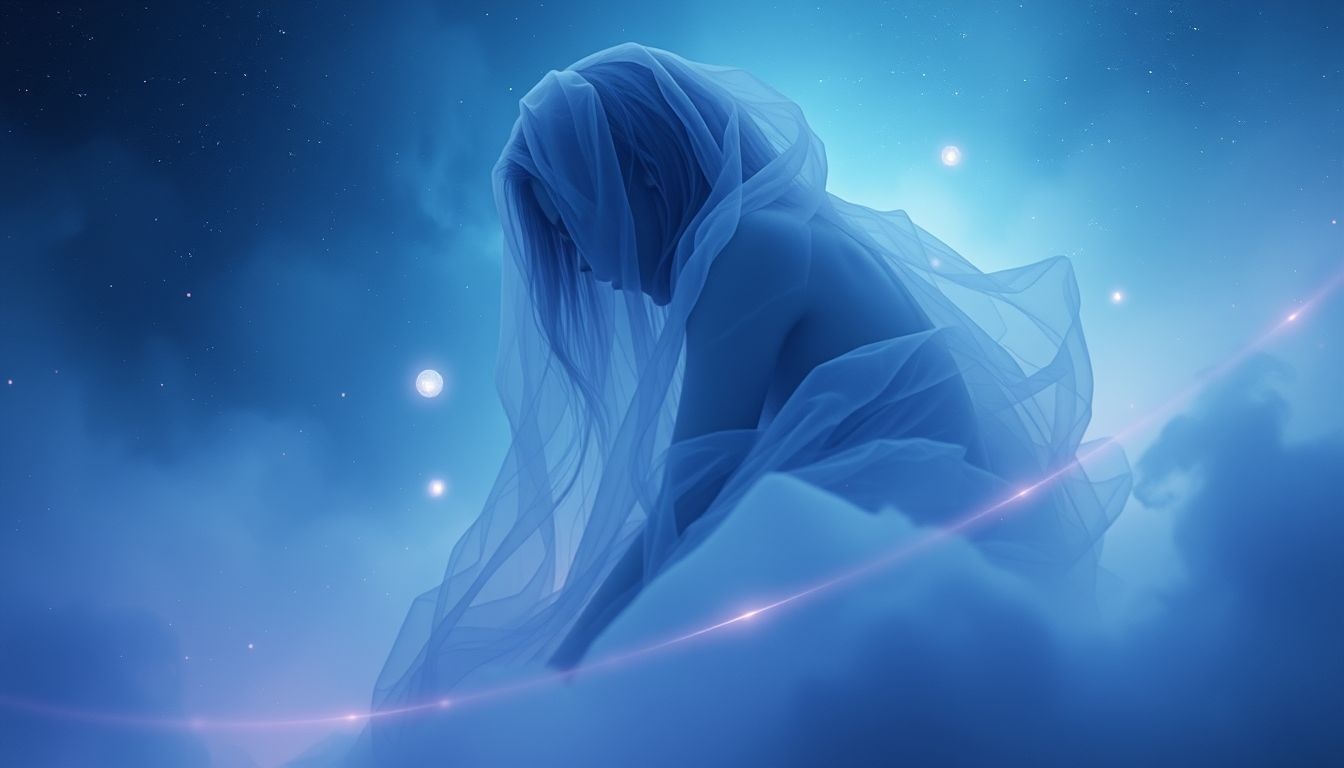 Rêver d'une veuve triste révèle un besoin profond de réconfort.