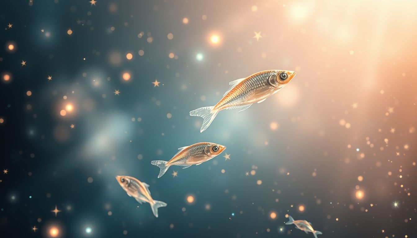 Rêver de bébés sardines symbolise un nouveau départ fragile mais prometteur.