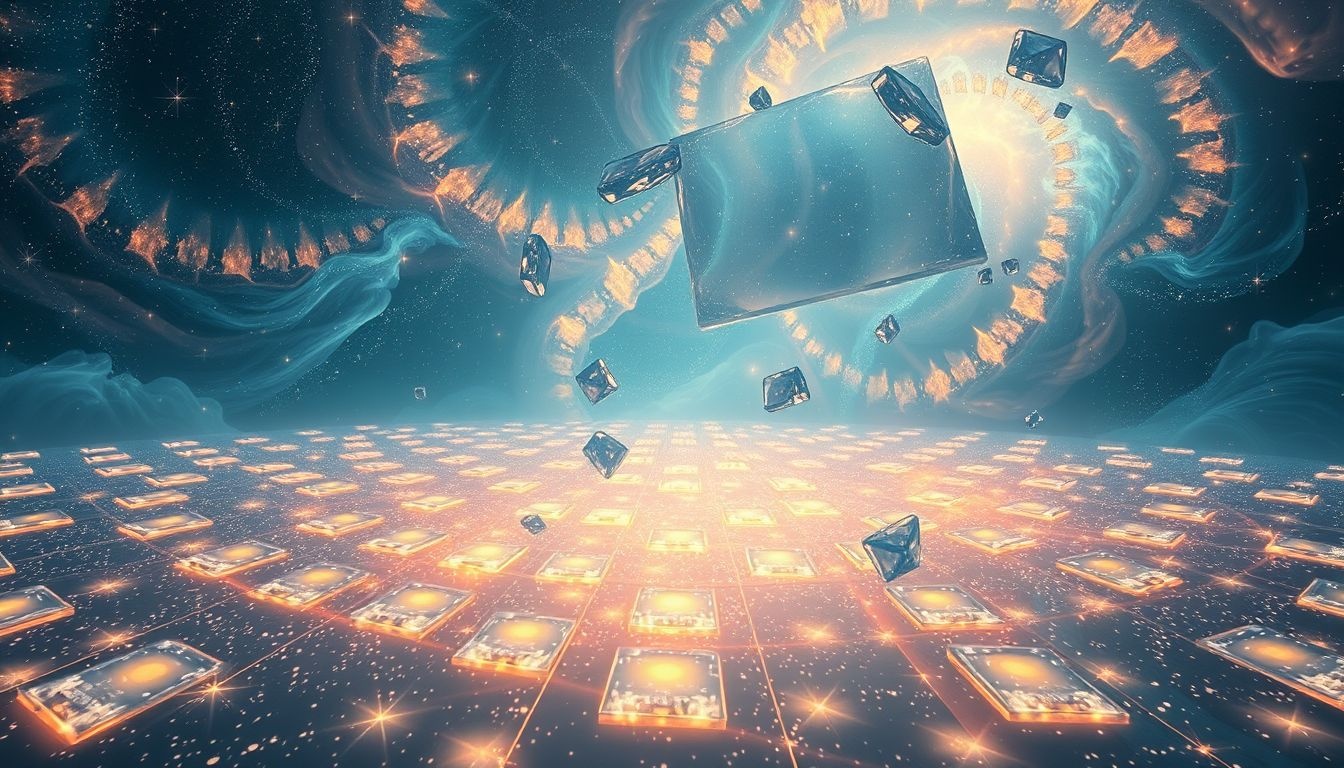 Rêver de carreaux brillants symbolise souvent clarté mentale et harmonie.