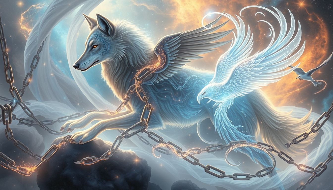 Rêver de chaînes révèle souvent lutte entre instinct et domination.