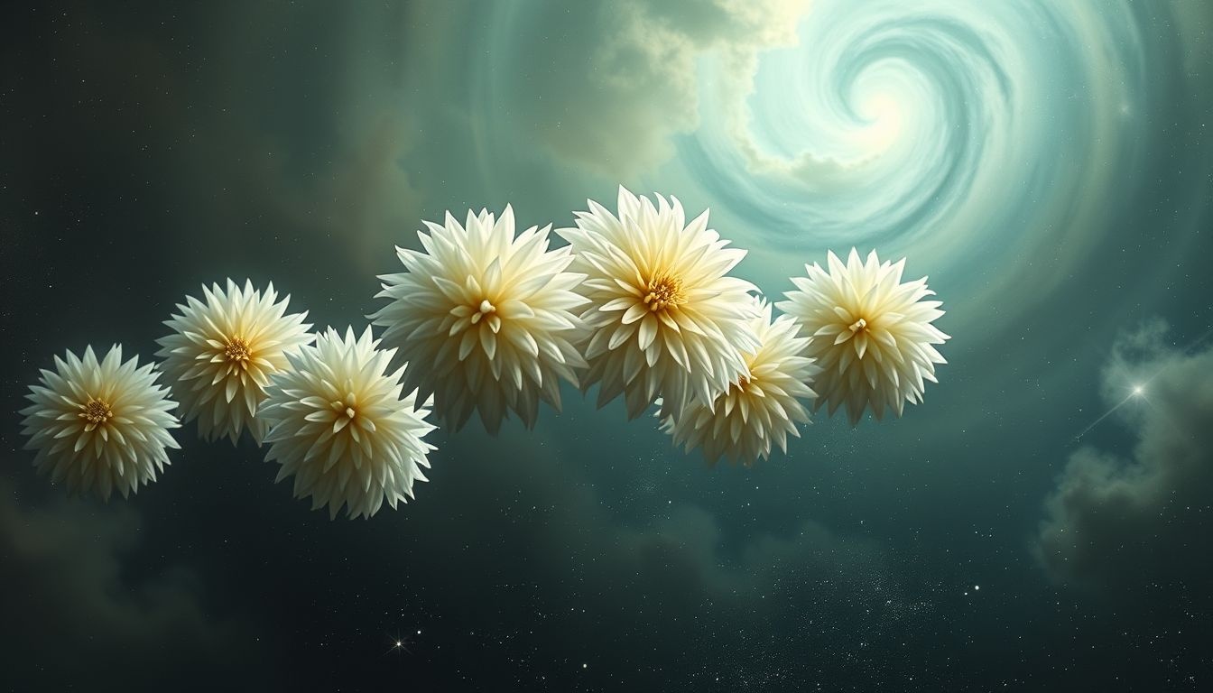 Rêver de dahlias stériles symbolise souvent blocages personnels profonds.