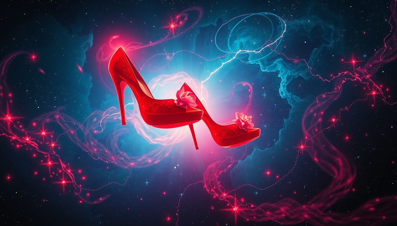Les talons rouges symbolisent souvent passion ardente et pouvoir féminin.