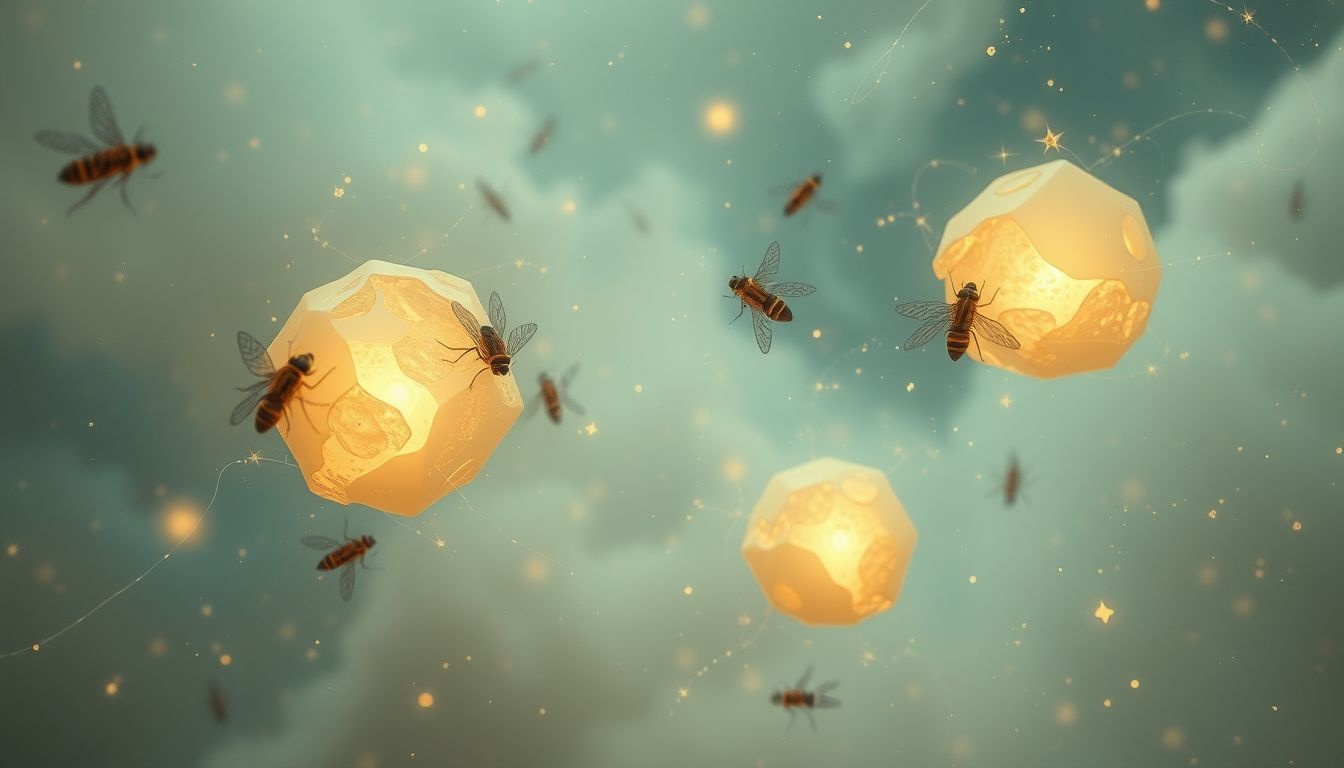 Rêver de mouches dans la nourriture symbolise souvent contamination et danger.