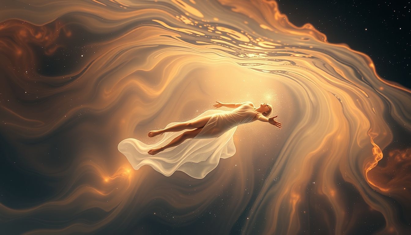 Rêver de nager dans du saindoux symbolise une immersion complète.