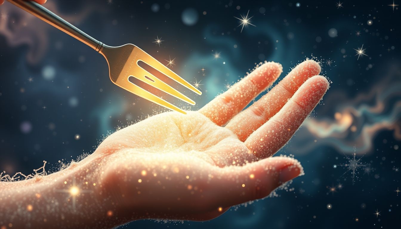 Rêver de se piquer avec une fourchette symbolise un avertissement imminent.