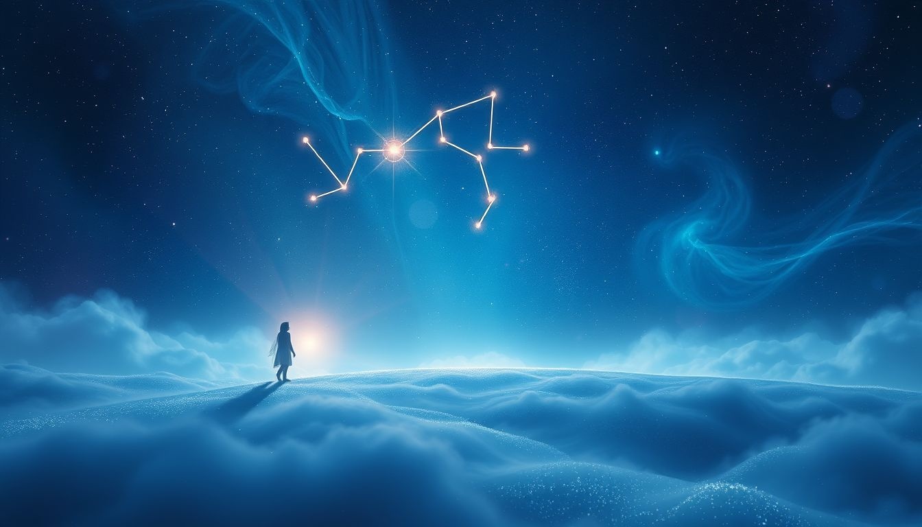 Rêver de l'Ourse Grande symbolise une quête intérieure de sagesse.