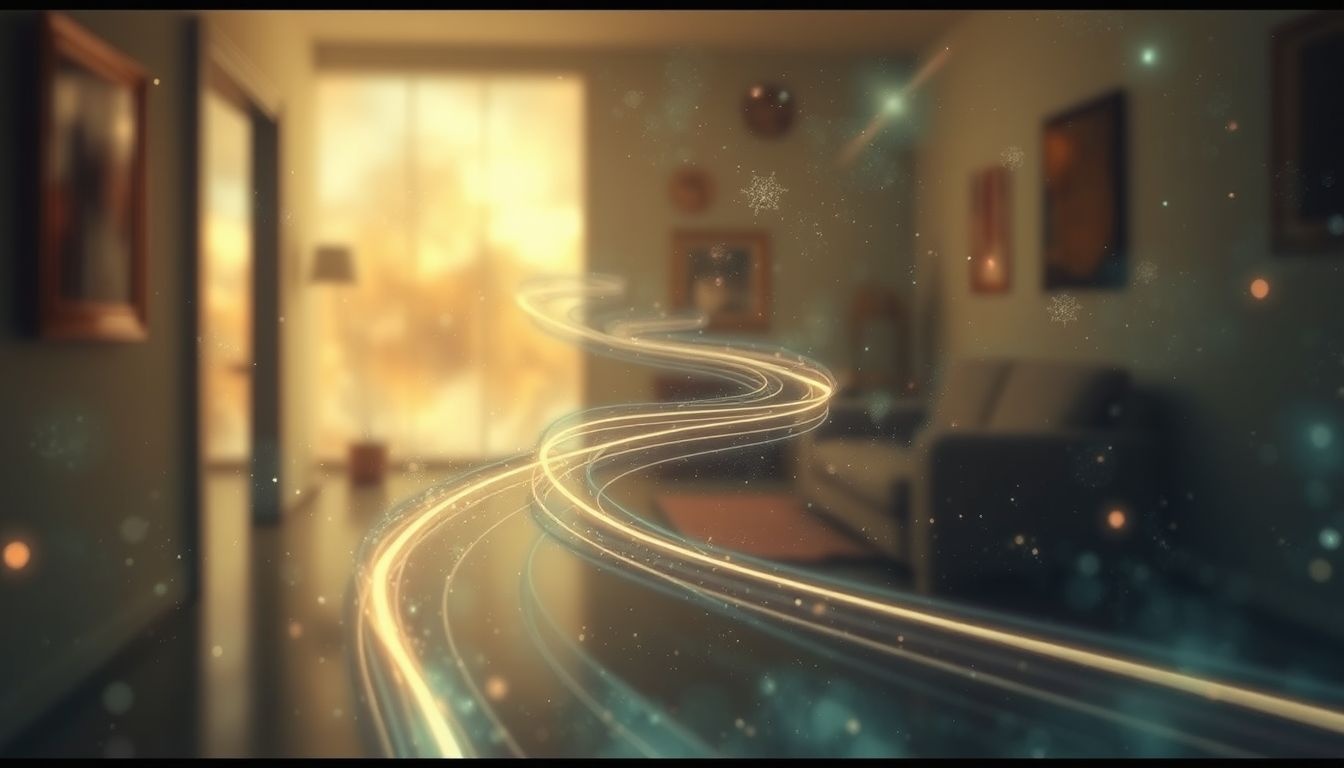 Rêver de traces de roues en maison symbolise une intrusion inquiétante.