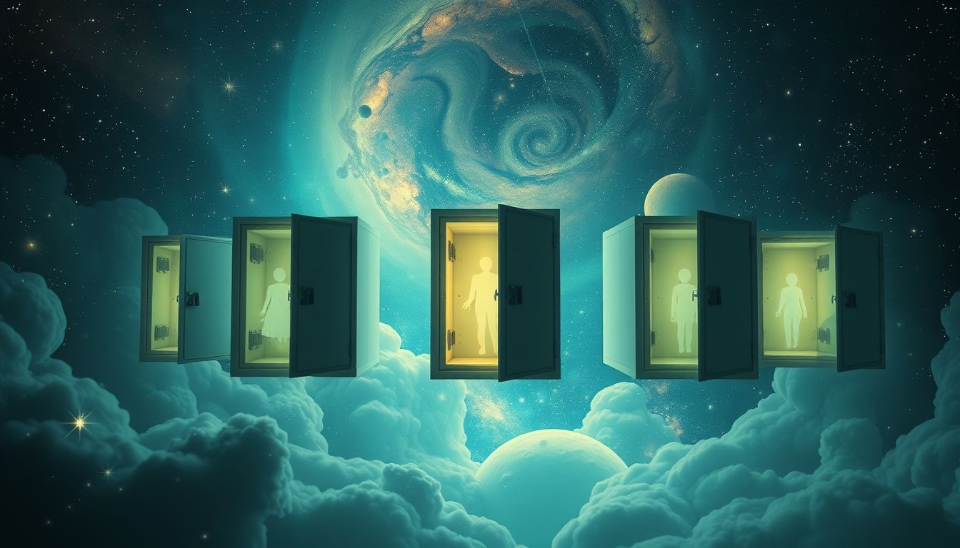 Les casiers symbolisent nos secrets cachés et identités révélées.