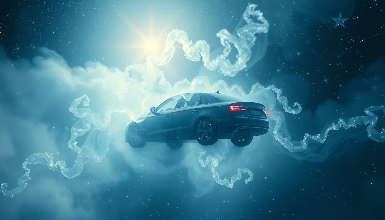 Rêver de voiture coincée dans la neige symbolise perte de contrôle.