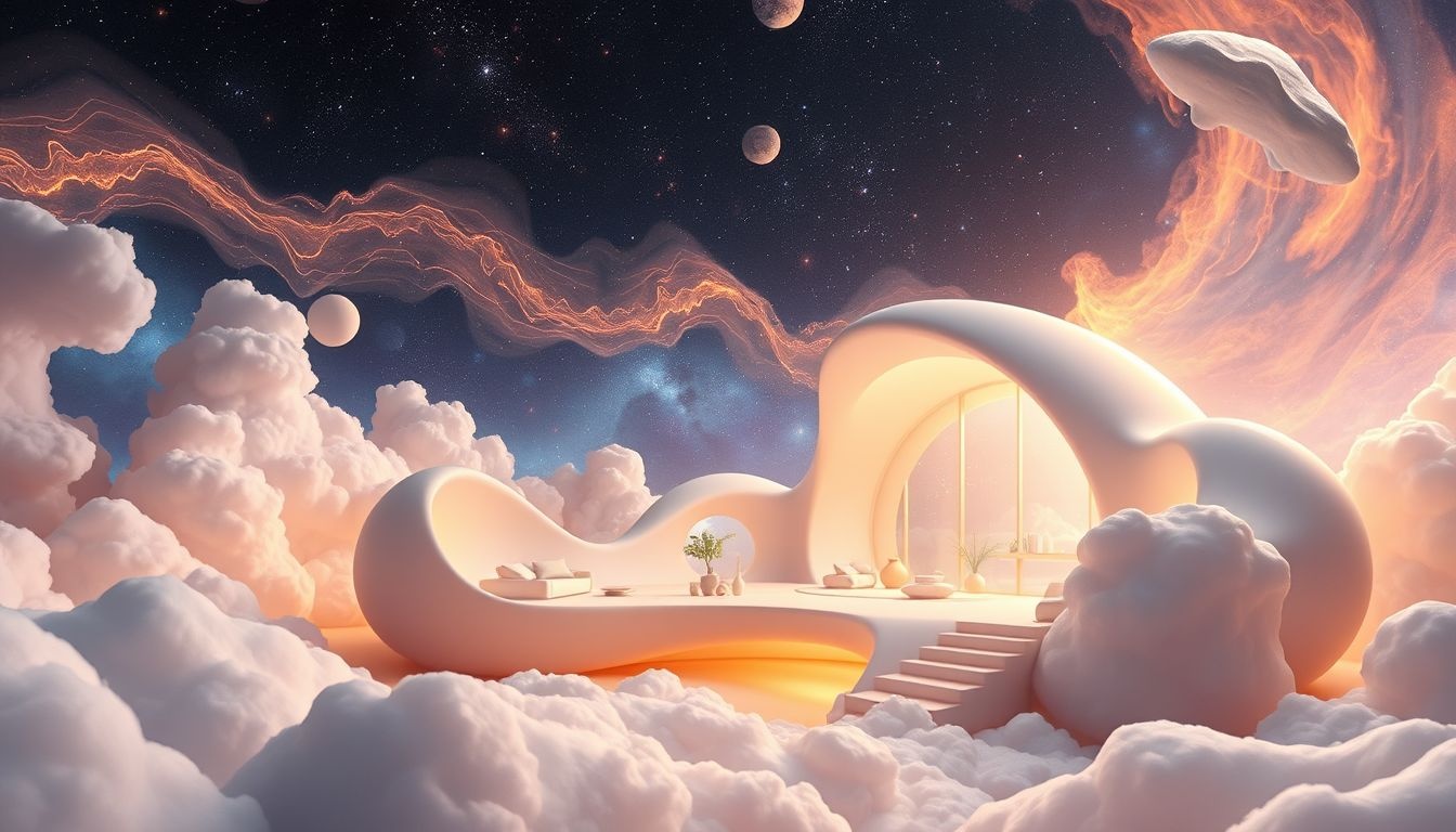 Rêver d'une maison spacieuse symbolise souvent sécurité et prospérité intérieure.
