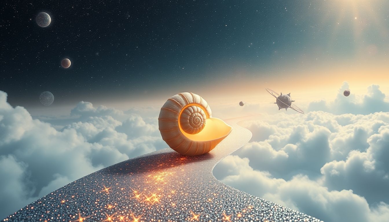 Rêver d'escargot symbolise une avancée patiente mais certaine.