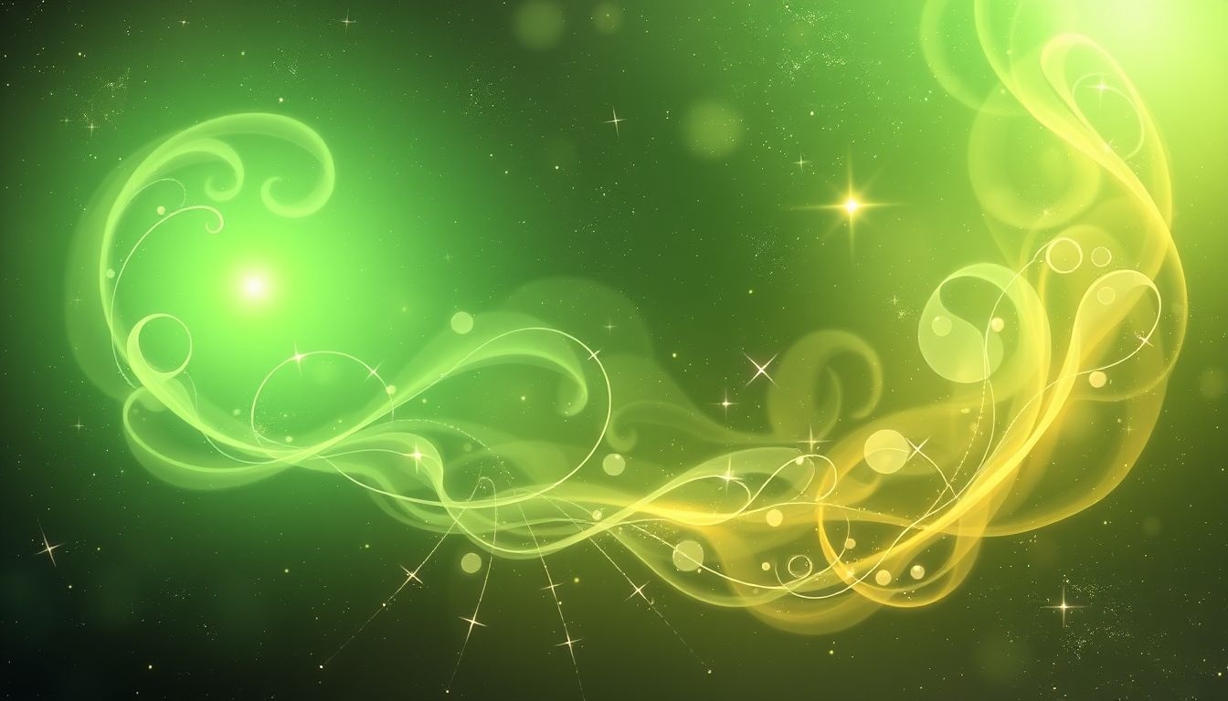 Une aura verte symbolise souvent guérison, compassion et renouveau intérieur.